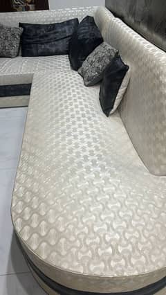L shaped sofa set