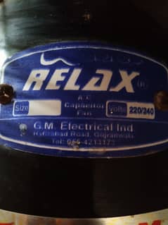 Relax fan whatsapp number 03422289177