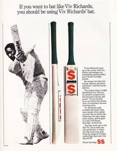 Limited Retro Viv Richards Edition SS Jumbo Cricket Bat
