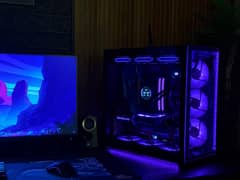 i5 14600k rtx 3060ti nzxt z73 aio gaming pc z690 msi meg ace high end