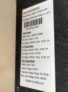 1.6 solar inverter plus ups 24vdc