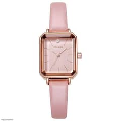 Women's square wrist watch. Imported from China.