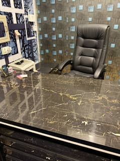 Office Executive table L shape+ Executive Chair