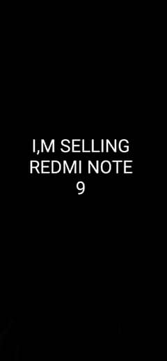 URGENT SELL REDMI NOTE 9 RAM 4+2 ROM 64