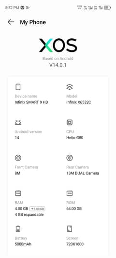 infinx smart9 hd