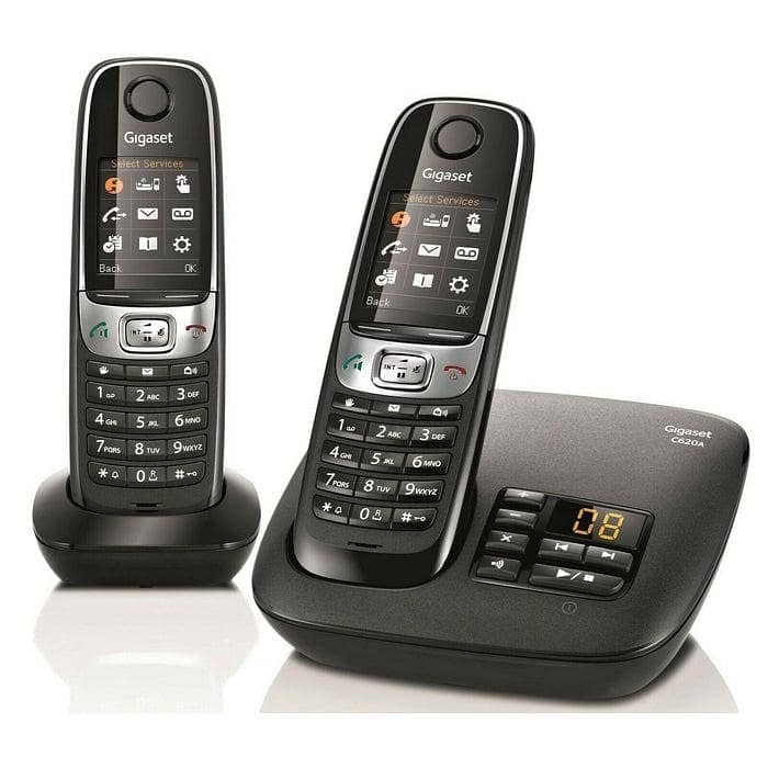 Gigaset Cordless 2 Handset With Intercom Ptcl , Landline Phone set 1