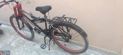 Humber cycle for sale 26 inch cycle black and red clour