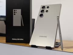 Samsung S24 ultra 10/10 complete Box brand new titanium SIM working