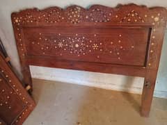Chiniot wooden single bed.