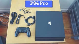 PS4 PRO 4k 1TB SSD with 3 controllers 10/10 condition for sale