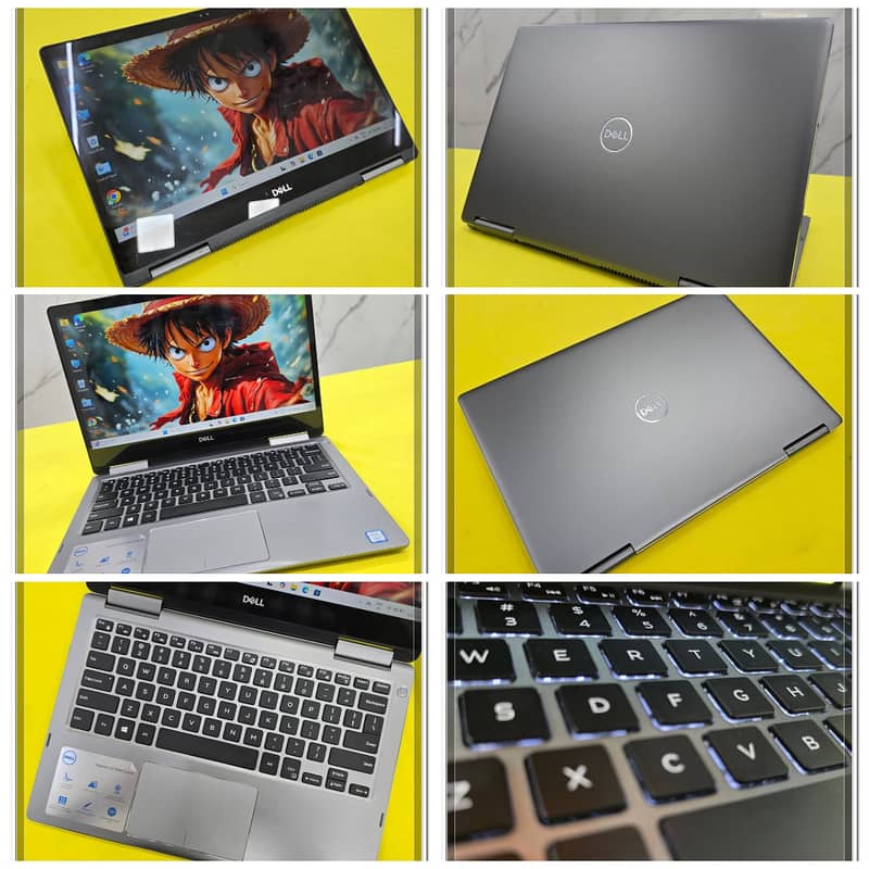 Dell Inspiron 7373 2in1 Ci5 8th Gen 08GB RAM 256GB SSD 13.3 Touch IPS 7