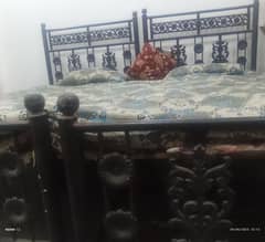 2 Heavy Duty Iron Beds for Sale – Strong & Stylish