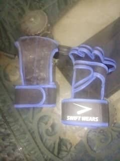 Swift Wear high quality blue gym gloves