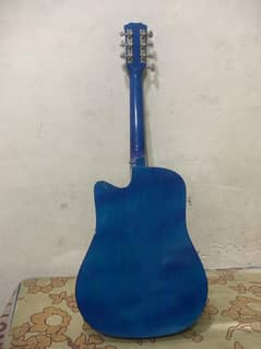 Acoustic guitar 38 inches dark blue colour 10/10