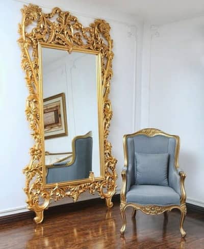 wall miror standing carved mirror