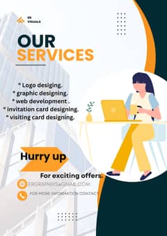 Logo desiging. Graphic designing. Web development.