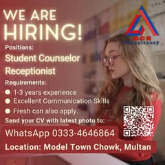 Marketing Staff Required for Study Abroad Consultancy