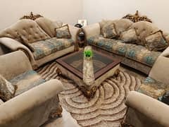 07 seaters sofa set 9/10 condition urgent sell