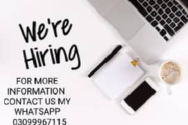 Urgent staff required of 50 person