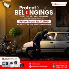 1 to 4 Camera CCTV Setup | Original Equipment | Karachi
