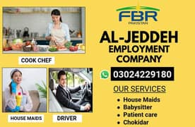 Maids/ Helper /Baby sitter /Care Taker /Nurse /Driver /Cook/Guards
