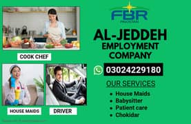Maids / House Maids / Chef / House Cook / Baby Sitter maid available