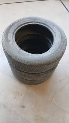 3 used tubeless tyres for sale (195/65/15)