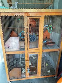 wooden cage