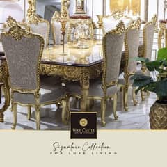 Dining table  8 chairs