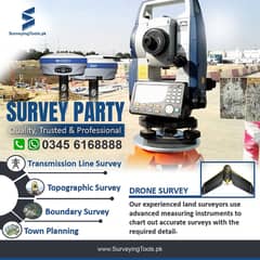 Land Area Total Station GNSS GPS Drone Mapping Boundary Plot Survey