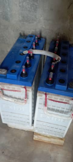Two Exide batteries 185 amp each for solar