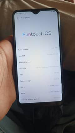 vivo 1906 urgent sale 10/9 condition back rughf not open totally genu