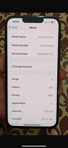 I phone 13 pro 256Gb dual sim PTA approved
