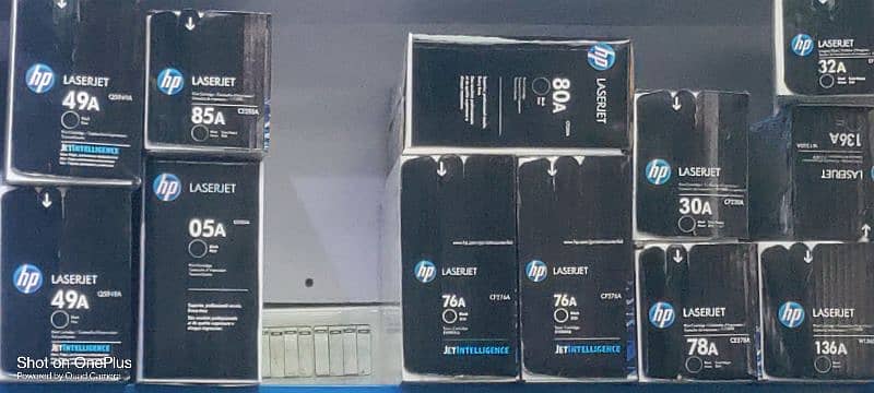 All types Of toner are available. orignal/refiling 1