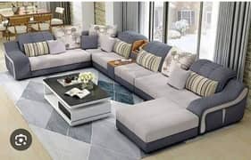 L shaped sofa