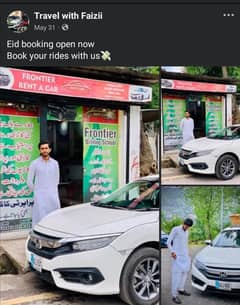 Frontier motors and rent a car