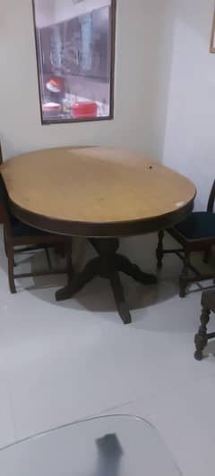 dining table with chairs