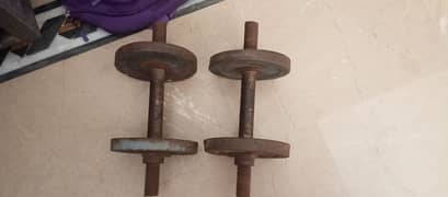 steel dumbbells