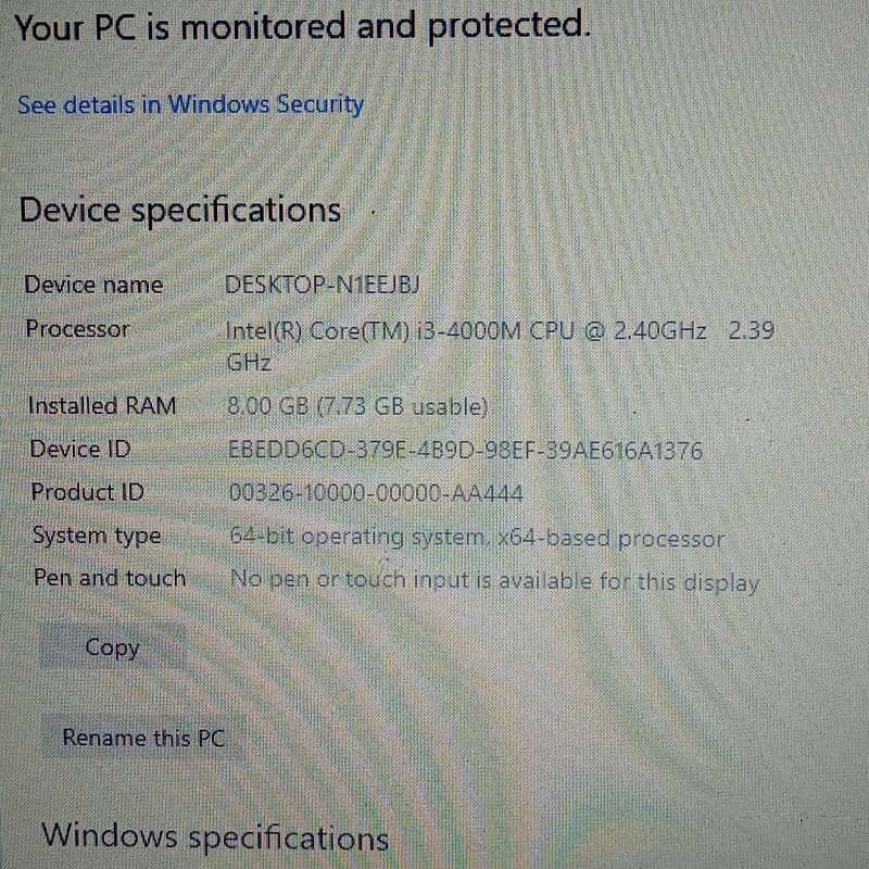 Lenovo Core i3 4th (WhatsApp 03366661436) 3