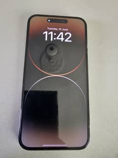 14 pro max with box Black 128gb  factory unlock