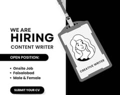 Hiring Content Writer
