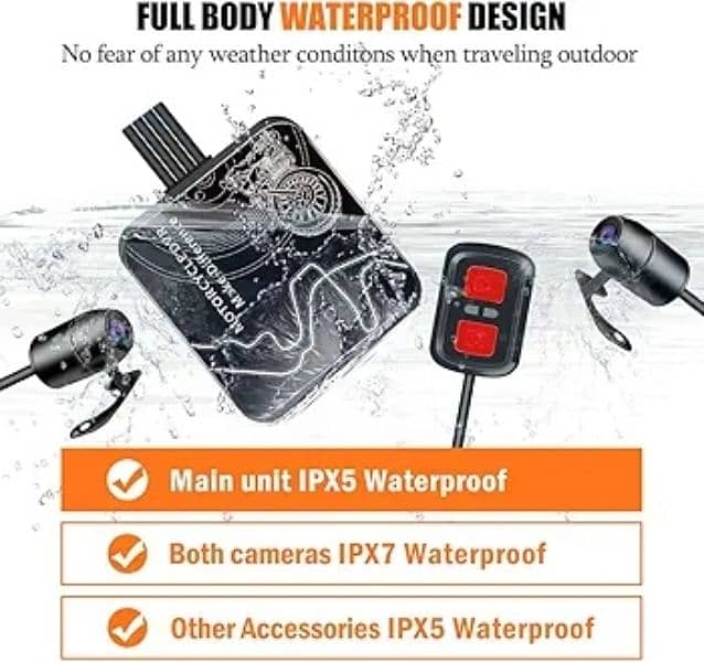 Motorcycle Dash Camera 3