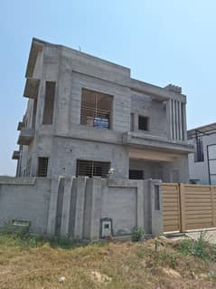 Corner House for Sale DHA Phase 7, Lahore, Structure: Gray structure (unfinished)