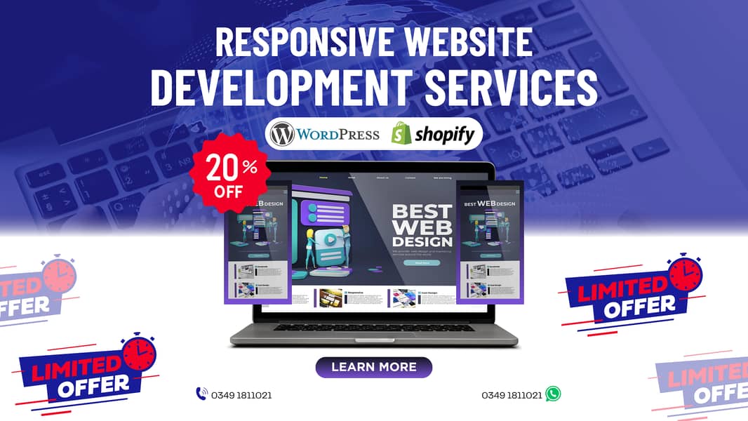 Website Development | Shopify | WordPress | Ecommerce Store 0