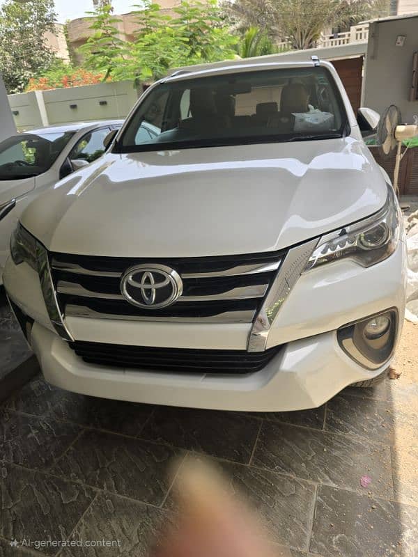 it's a lady driven fortuner one hand driven neat and clean vehicle 2