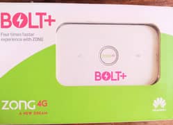 Zong 4G BOLT+ Original device with excellent battery time