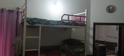 bunk iron bed triplet
