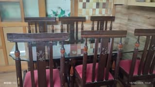 6 seater dinning table
