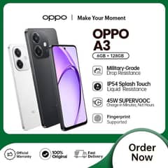 Slightly Use Mobile Oppo A3 6/128 For Sale with Box Charger