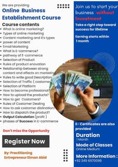 E-commerce course